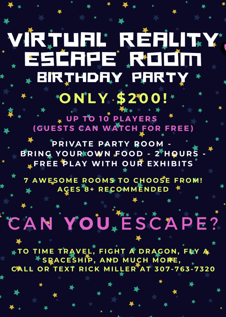 vr escape room bday party 2025